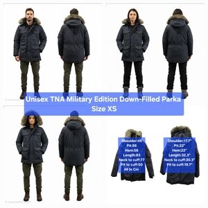 Unisex TNA Military Edition Down-Filled Parka Size XS